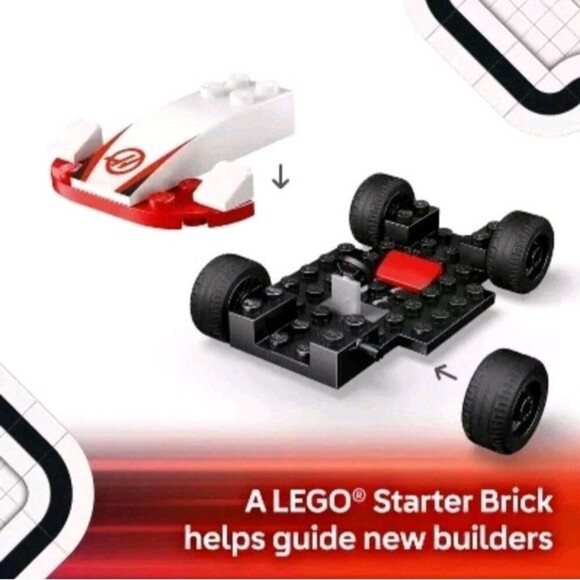 LEGO City F1 Williams Racing & Haas F1 Race Cars Preschool Toy 60464 - Picture 5 of 5
